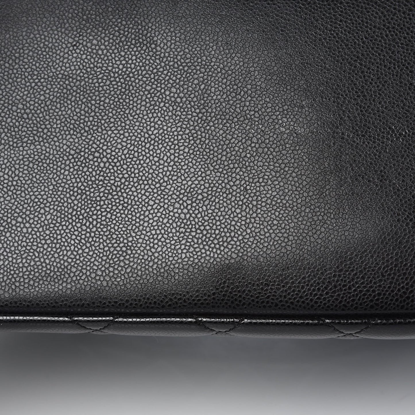 Caviar Quilted Timeless CC Soft Tote Black