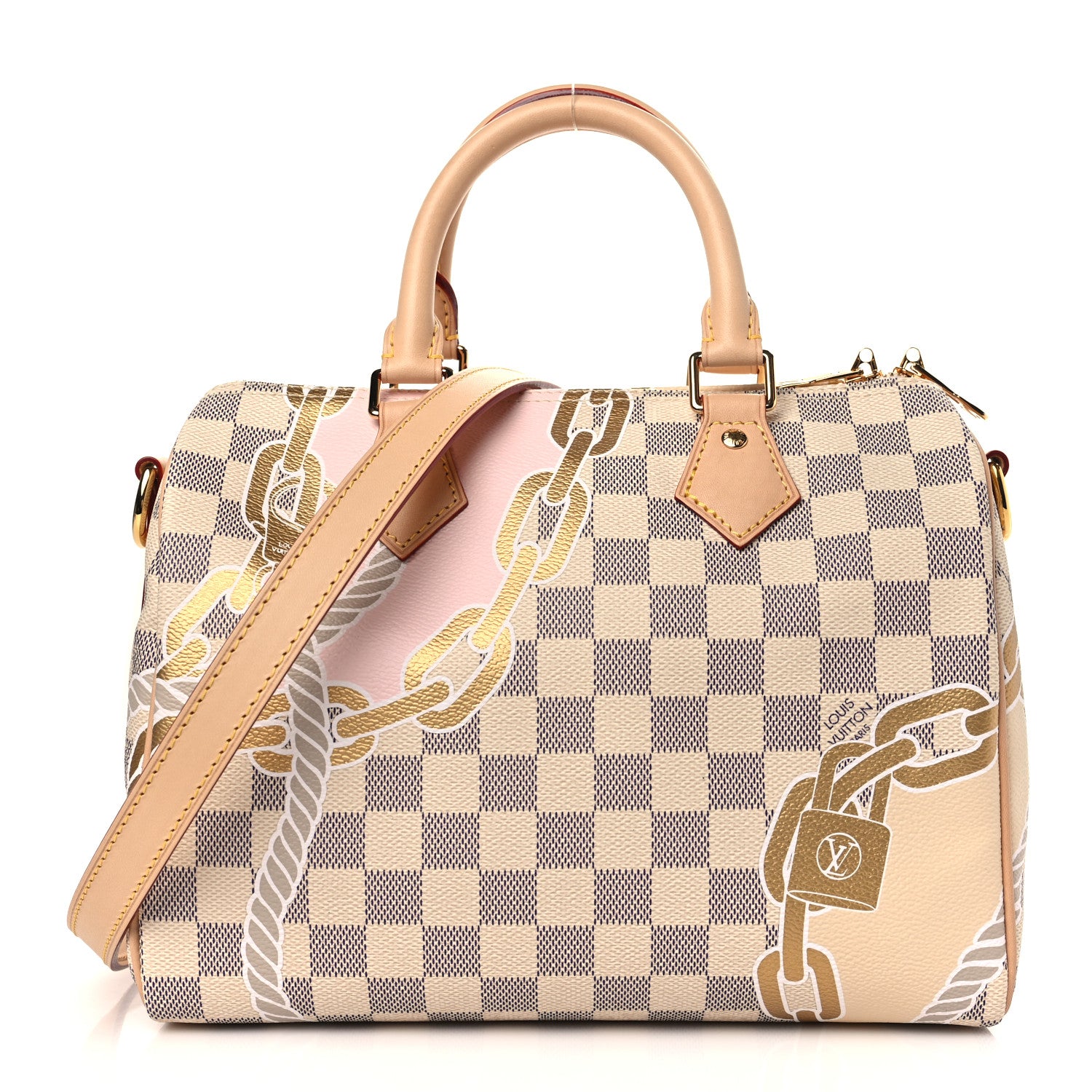 Louis Vuitton Damier Azur Nautical Speedy Bandouliere 25 1 of 8