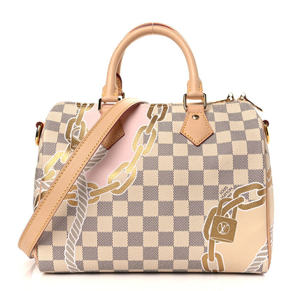 Louis Vuitton Damier Azur Nautical Speedy Bandouliere 25 1 of 8