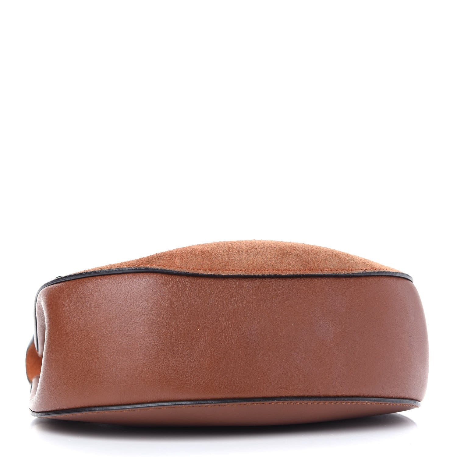 Chloe Suede Smooth Calfskin Drew Shoulder Bag Classic Tobacco 3 of 10