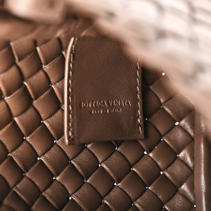 Bottega Veneta Nappa Intreccio Mini Cobble Shoulder Bag Taupe Grey 6 of 9