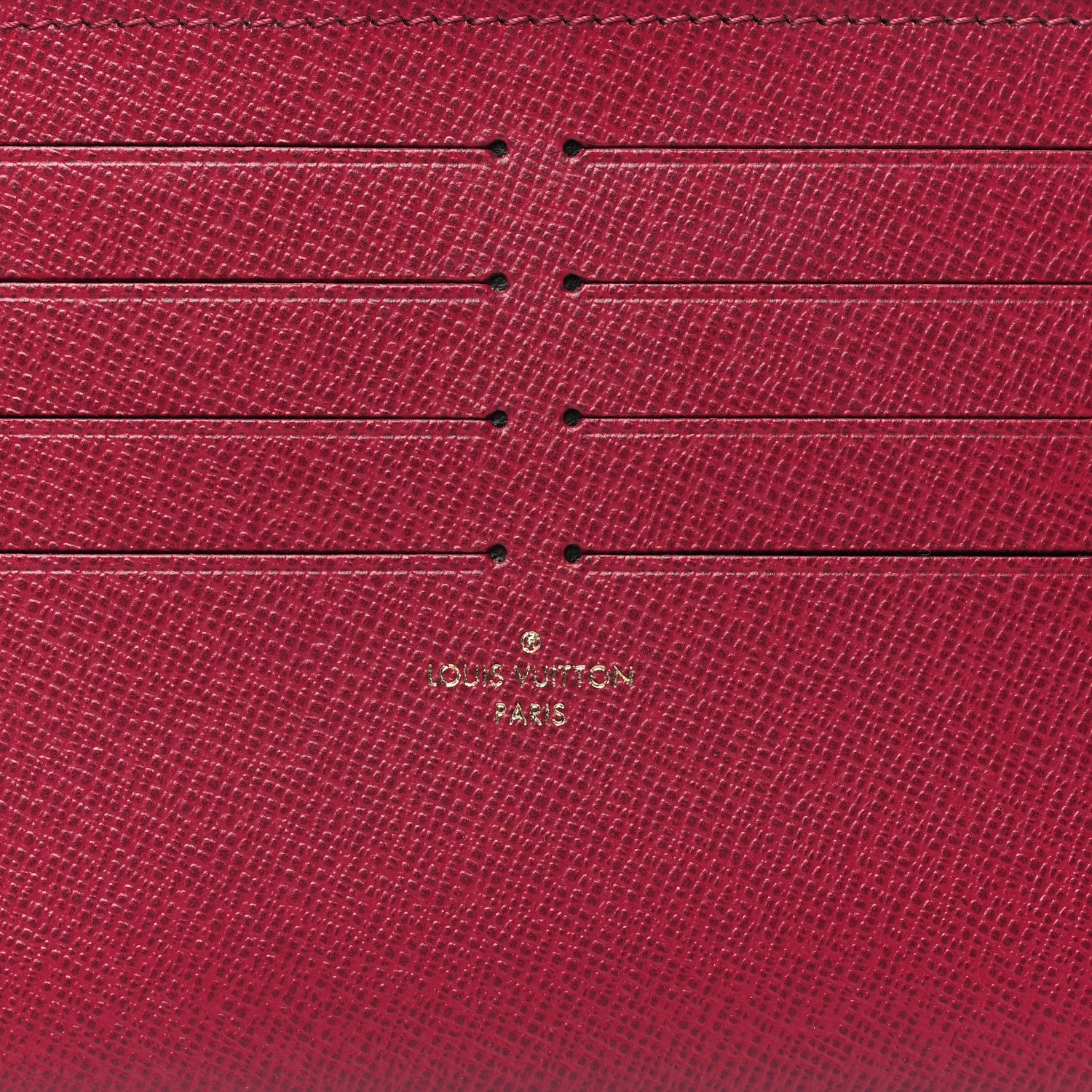 Louis Vuitton Calfskin Pochette Felicie Card Holder Insert Fuchsia 7 of 7