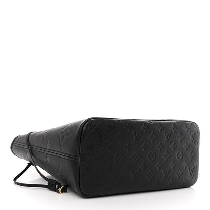 Louis Vuitton Empreinte Monogram Giant Neverfull MM Black 5 of 10