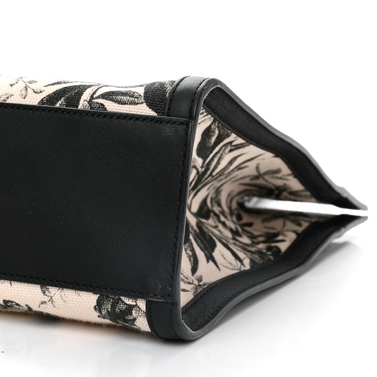 Gucci Canvas Herbarium Print Tote Black 9 of 16