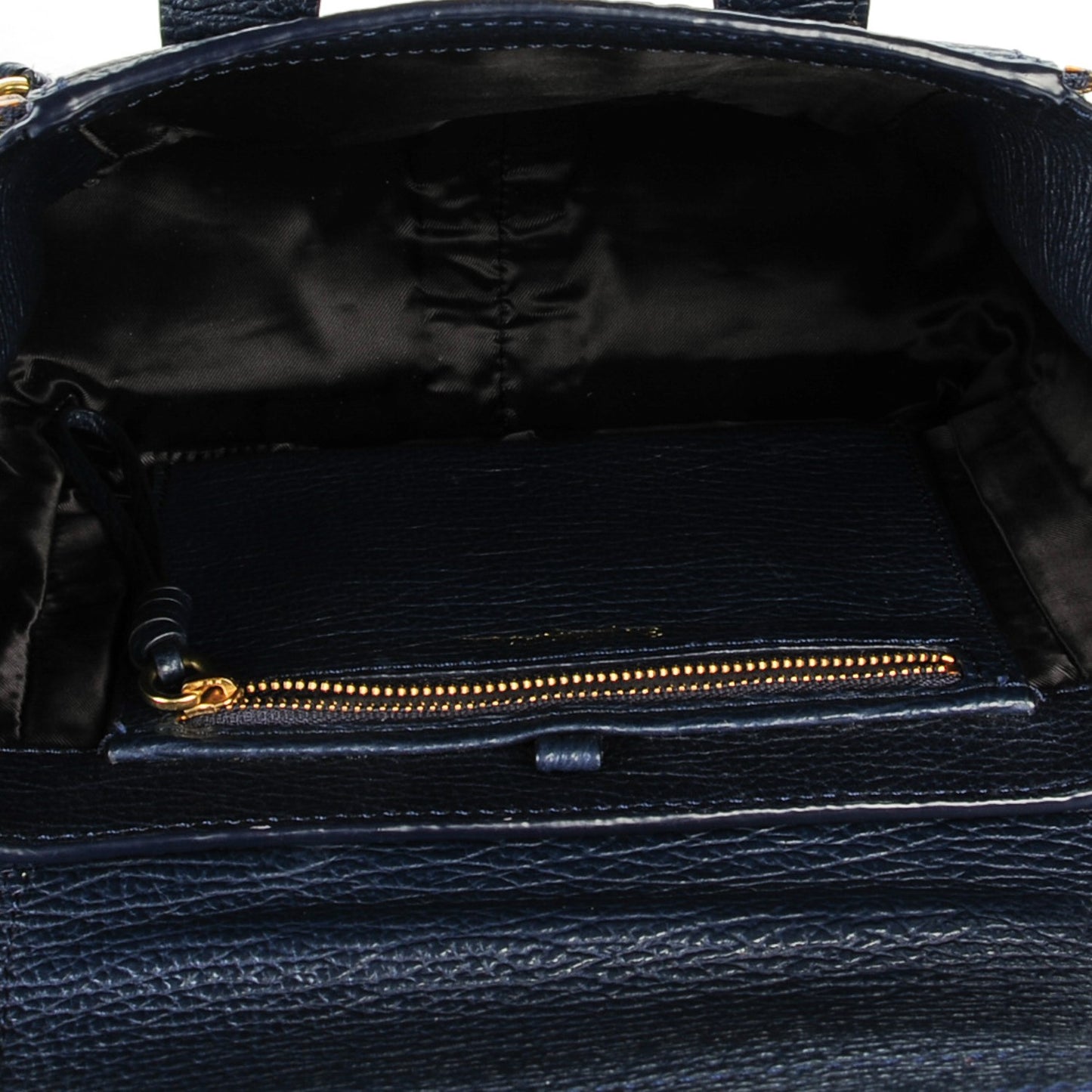 3.1 Textured Calfskin Mini Pashli Satchel Ink