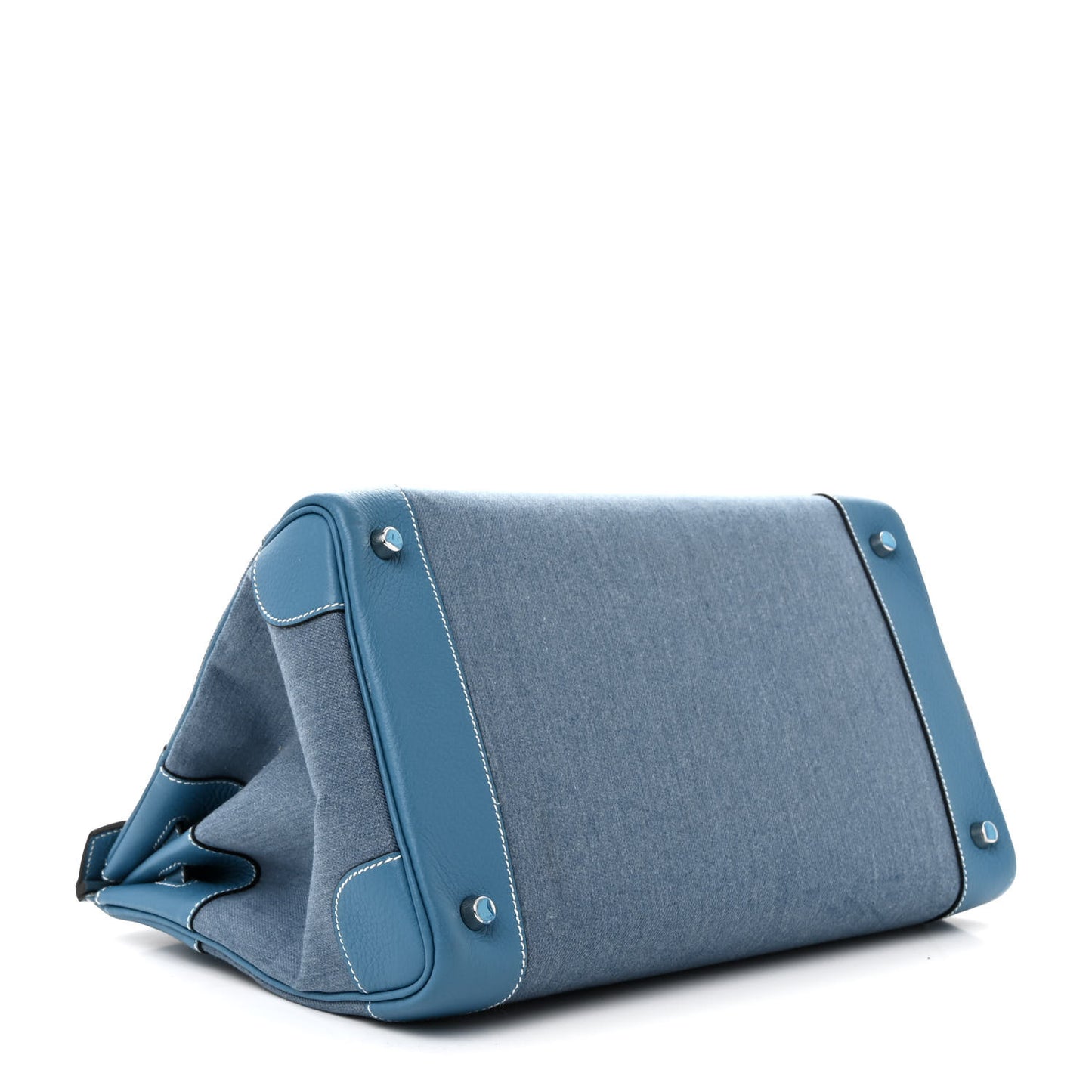 Denim Togo Birkin 35 Bleu Jean