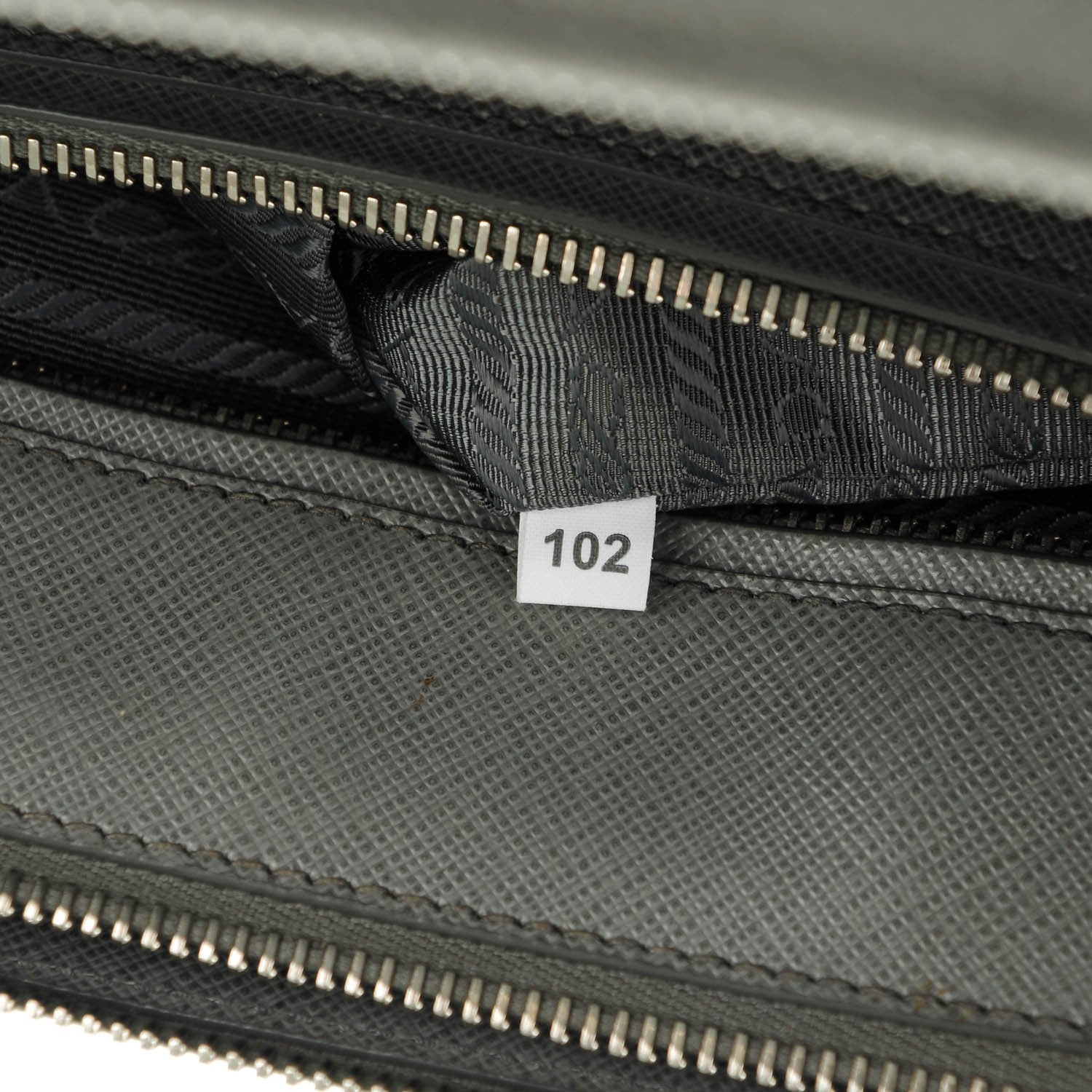Prada Saffiano Large Galleria Double Zip Tote Marmo 8 of 8