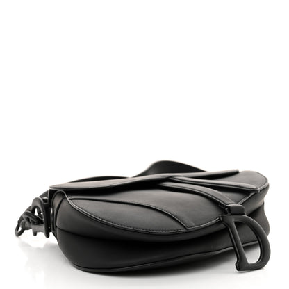 Christian Dior Ultra Matte Calfskin Saddle Bag Black 4 of 10