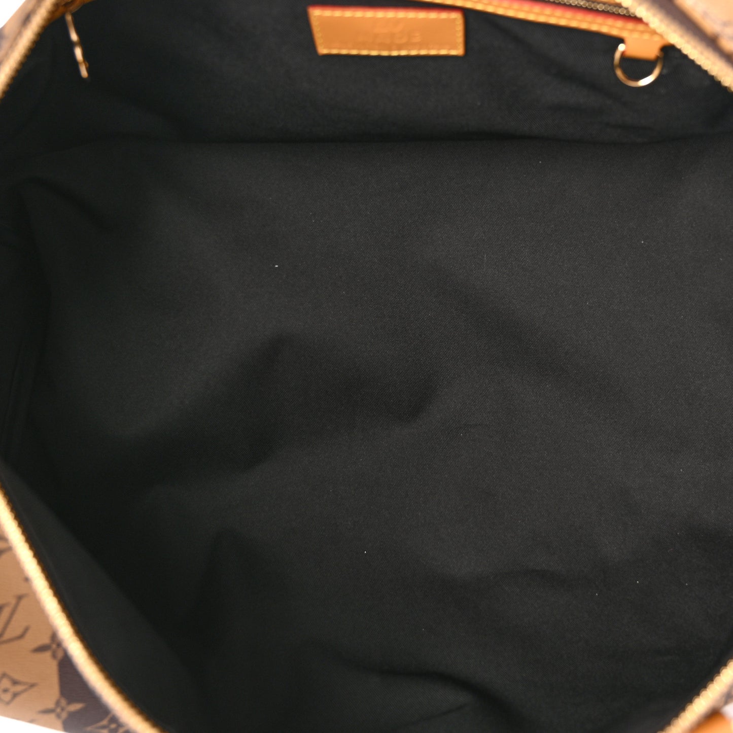 X NIGO Reverse Monogram Stripe Keepall Bandouliere 50 Brown