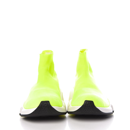 Balenciaga Neoprene Knit Womens Speed Sneakers 37 Yellow Fluo 2 of 8