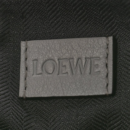 Loewe Supple Smooth Calfskin Jacquard Cubi Crossbody Bag Asphalt Grey 6 of 8