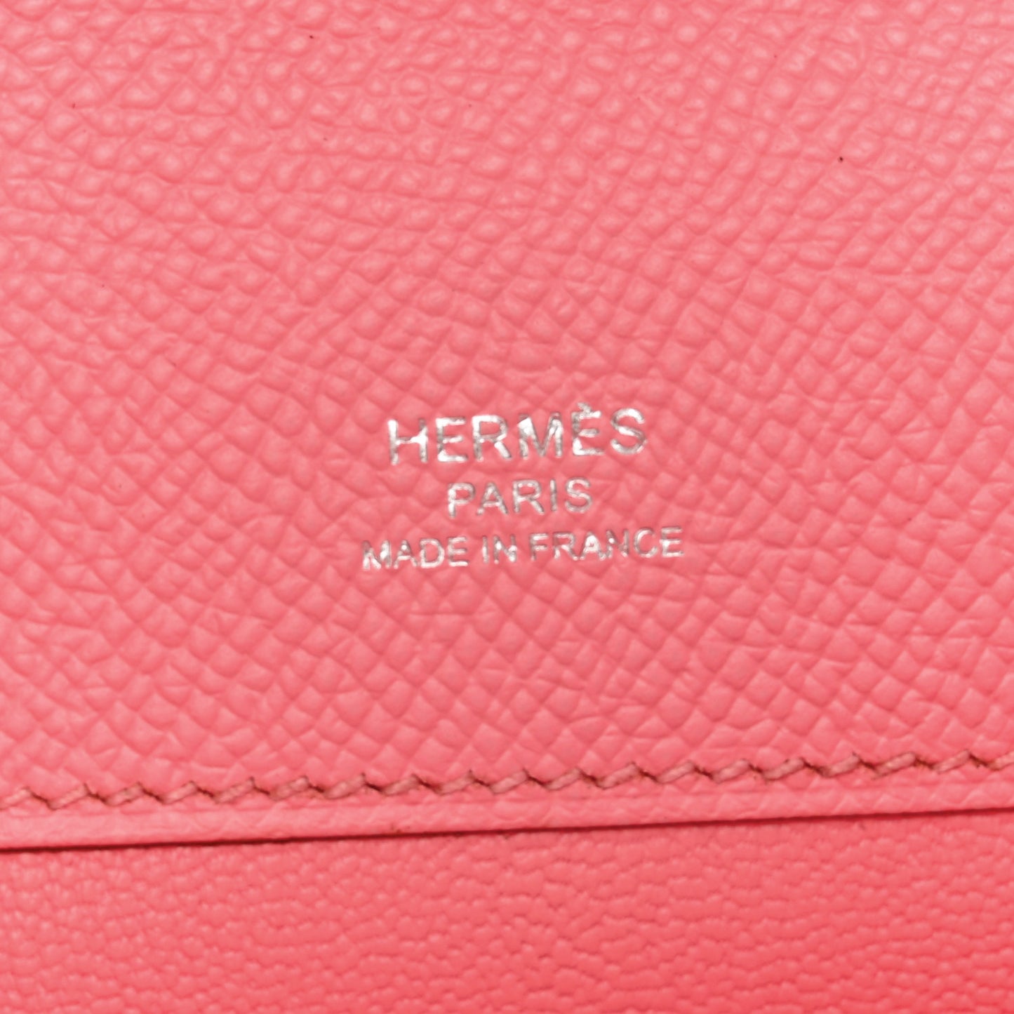 Epsom Kelly Cut Clutch Pochette Rose Confetti