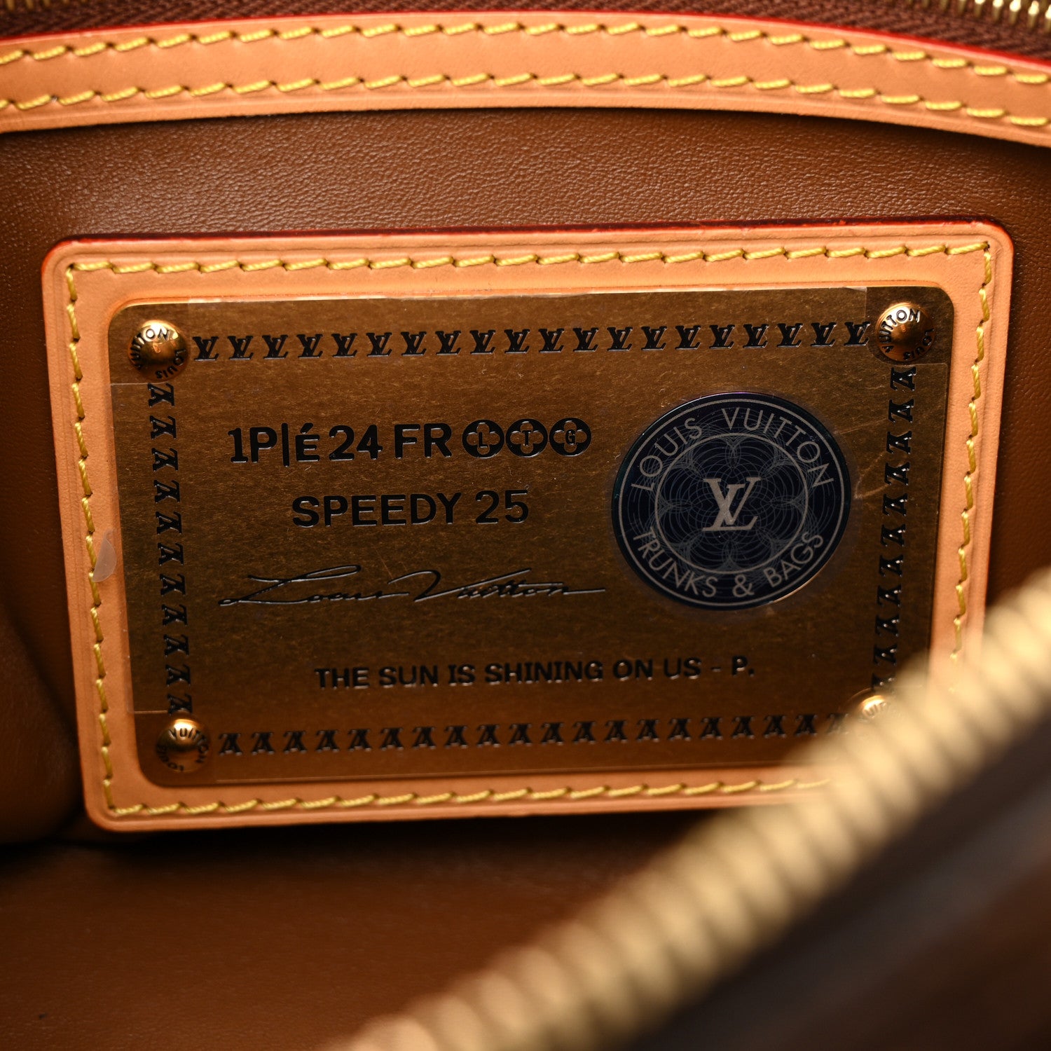 Louis Vuitton Calfskin Monogram Speedy P9 Bandouliere 25 7 of 11