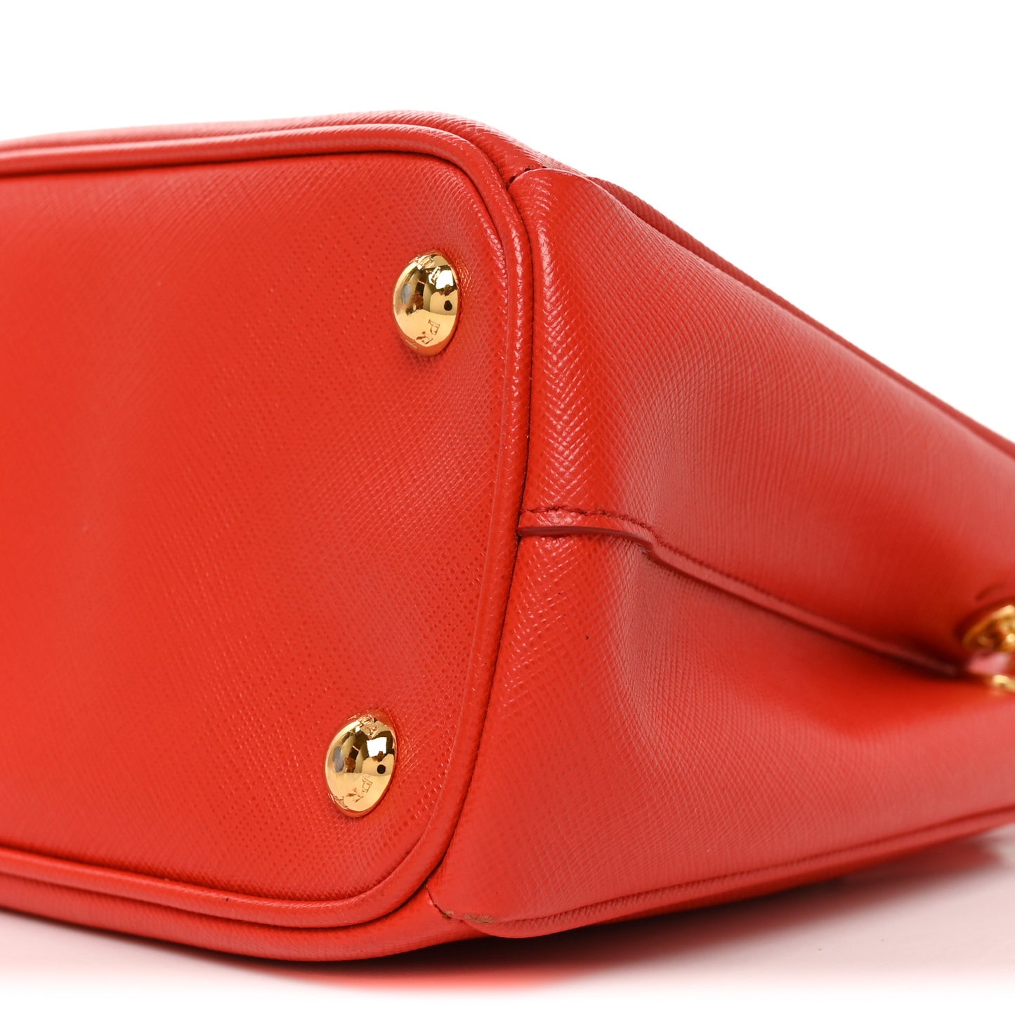 Saffiano Mini Galleria Double Zip Tote Lacca
