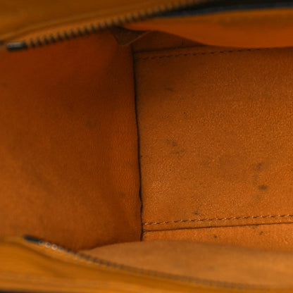 Celine Drummed Calfskin Nano Luggage Ocre 9 of 10