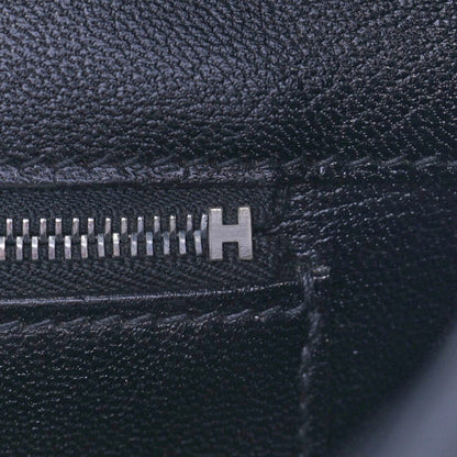 Hermes Shiny Porosus Crocodile Birkin 35 Black 20 of 32