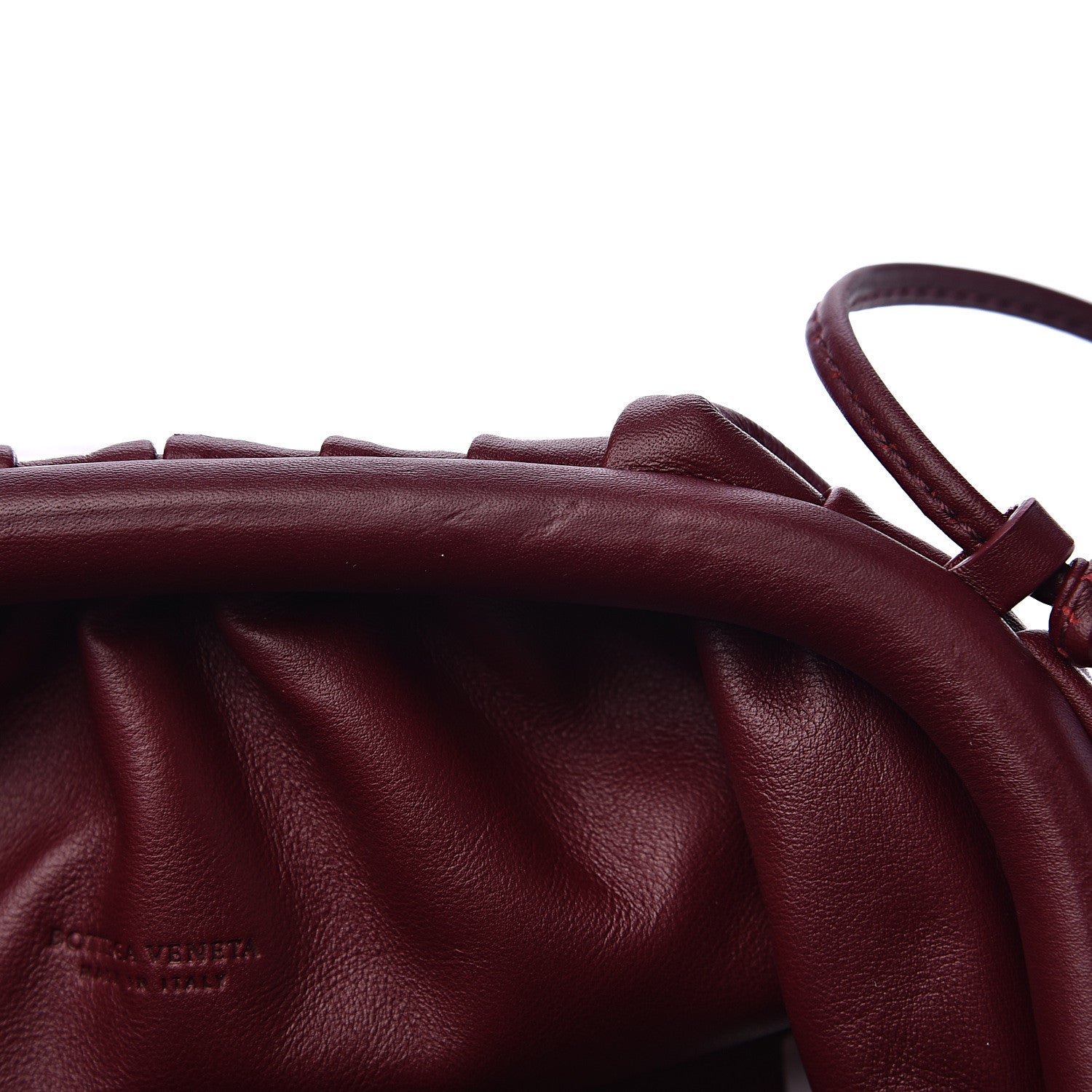 Bottega Veneta Butter Calfskin The Mini Pouch Bordeaux 6 of 9