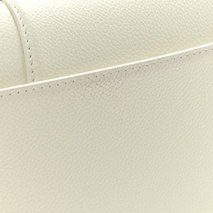 Balenciaga Grained Calfskin Small Hourglass Top Handle Bag White 13 of 13