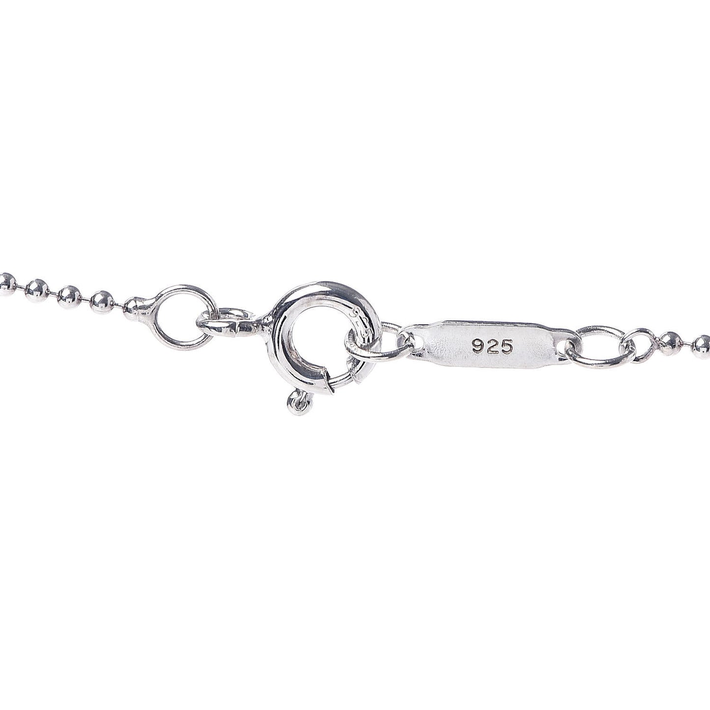 Sterling Silver Enamel Heart Key Pendant Necklace Blue