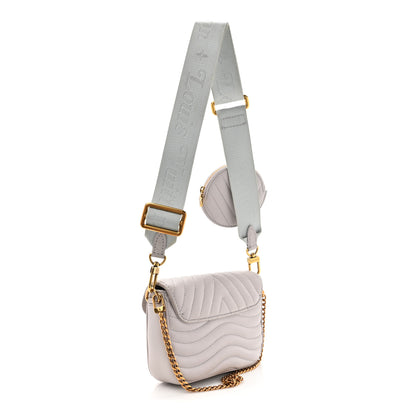 Louis Vuitton Calfskin New Wave Multi Pochette Brume 3 of 13