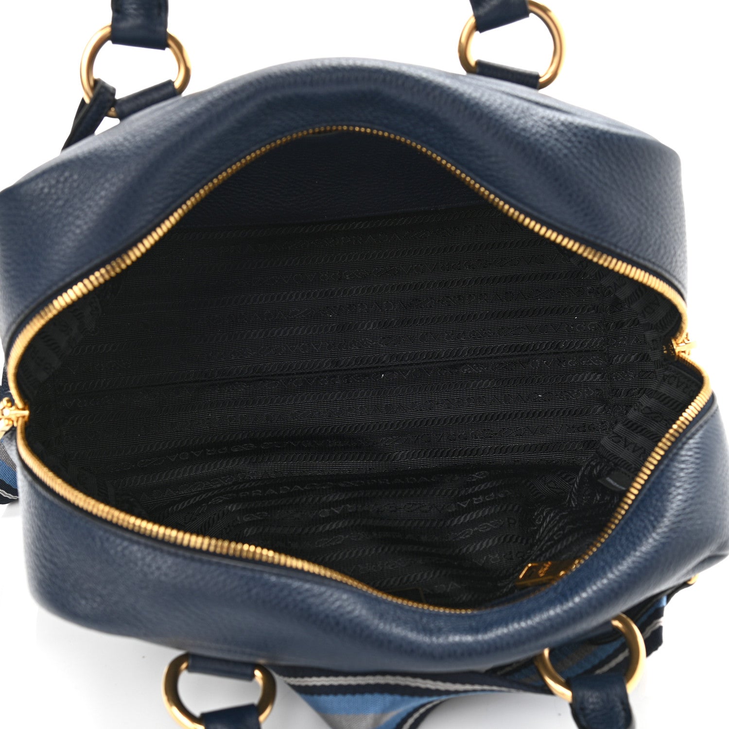 Prada Vitello Phenix Bauletto Baltico 6 of 11