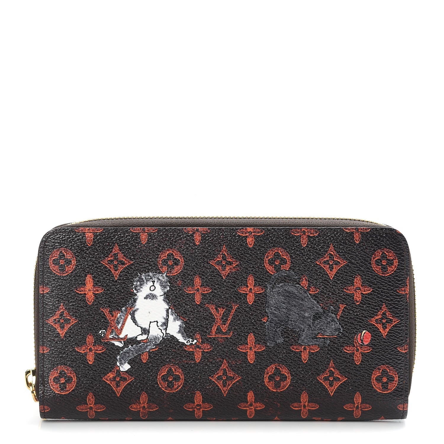 Louis Vuitton Catogram Zippy Wallet Marron 1 of 7