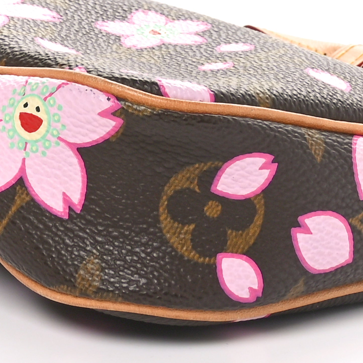 Monogram Cherry Blossom Pochette Accessories Brown