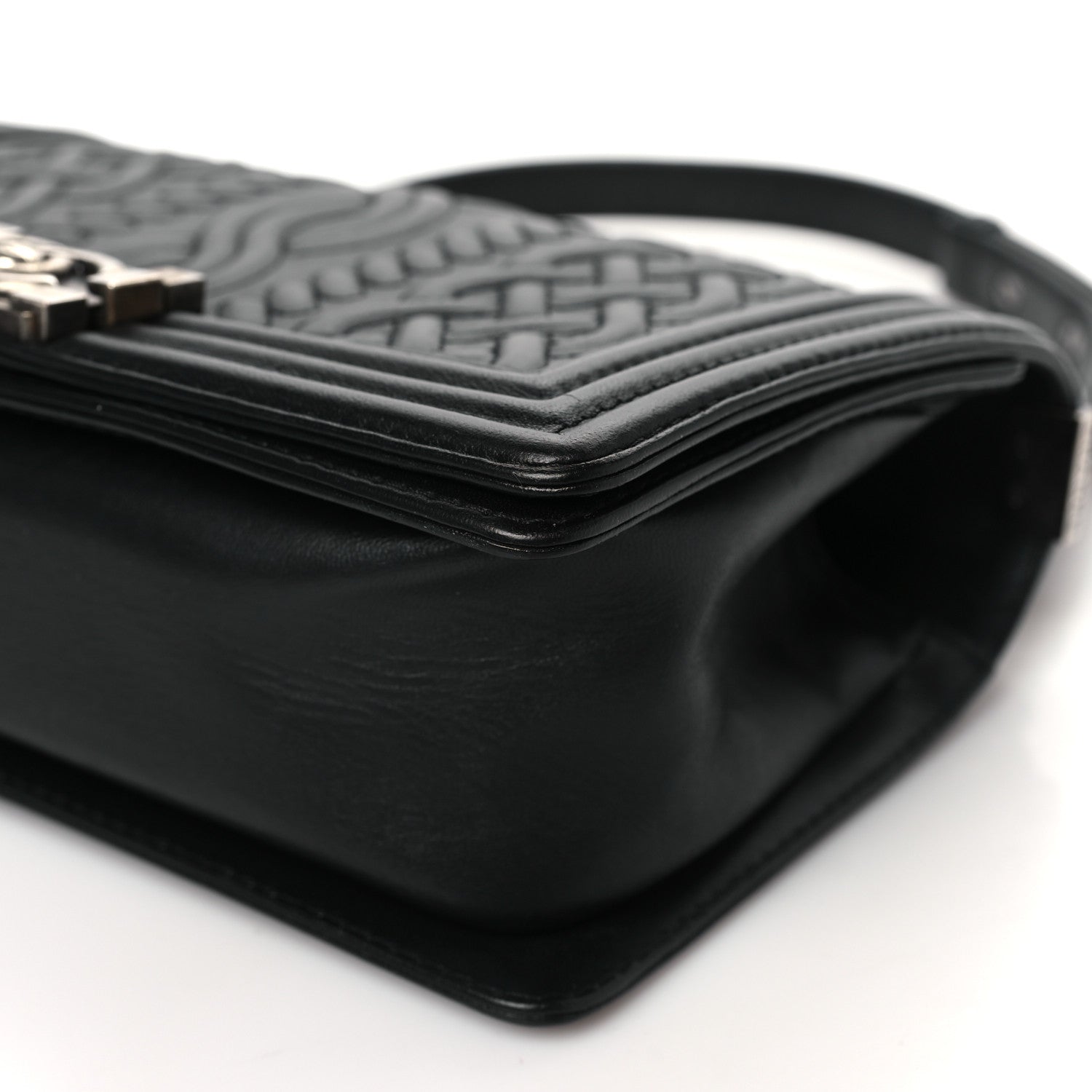 Chanel Lambskin Medium Celtic Boy Flap Black 10 of 11