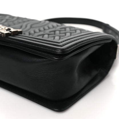 Chanel Lambskin Medium Celtic Boy Flap Black 10 of 11