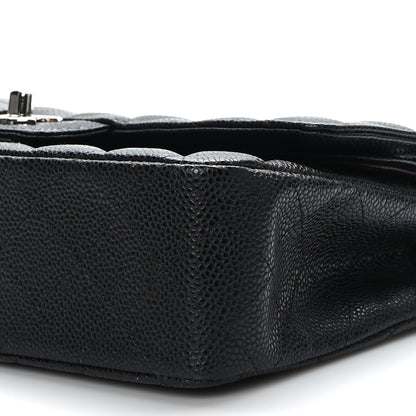 Chanel Caviar Quilted Medium Double Flap Black 9 of 10