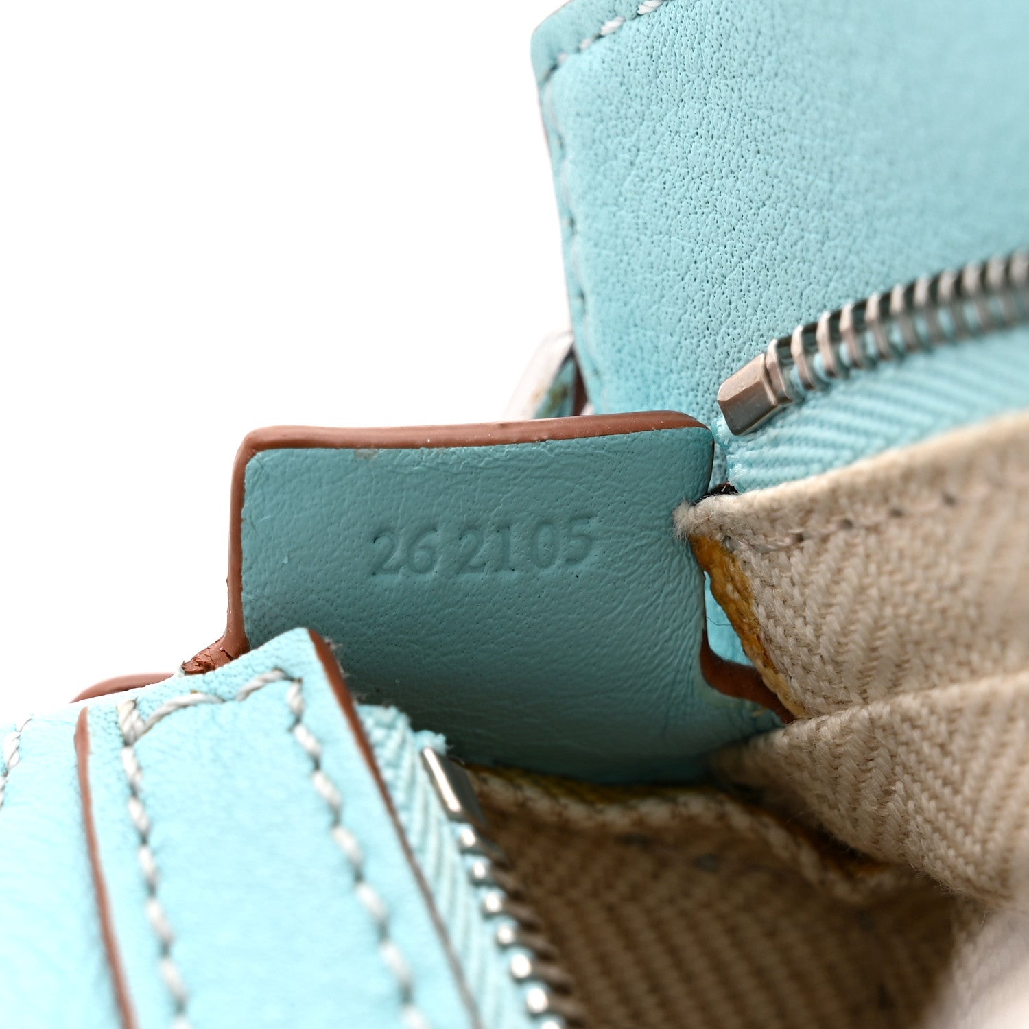 Loewe Calfskin Nano Puzzle Bag Pacific Aqua 7 of 12