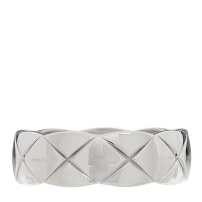 Chanel 18K White Gold Small Coco Crush Ring 56 7.5 3 of 7