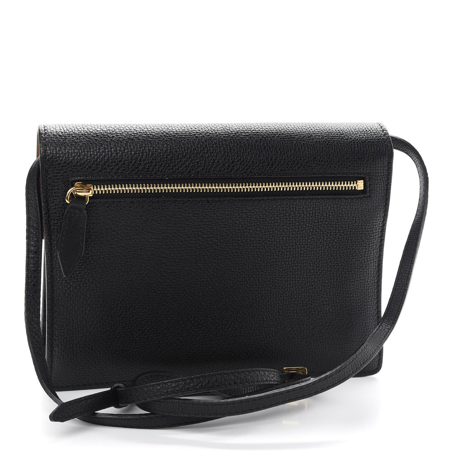 Derby Calfskin House Check Small Macken Crossbody Bag Black