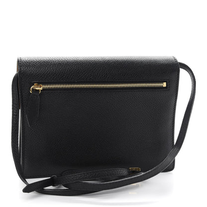 Burberry Derby Calfskin House Check Small Macken Crossbody Bag Black 3 of 14