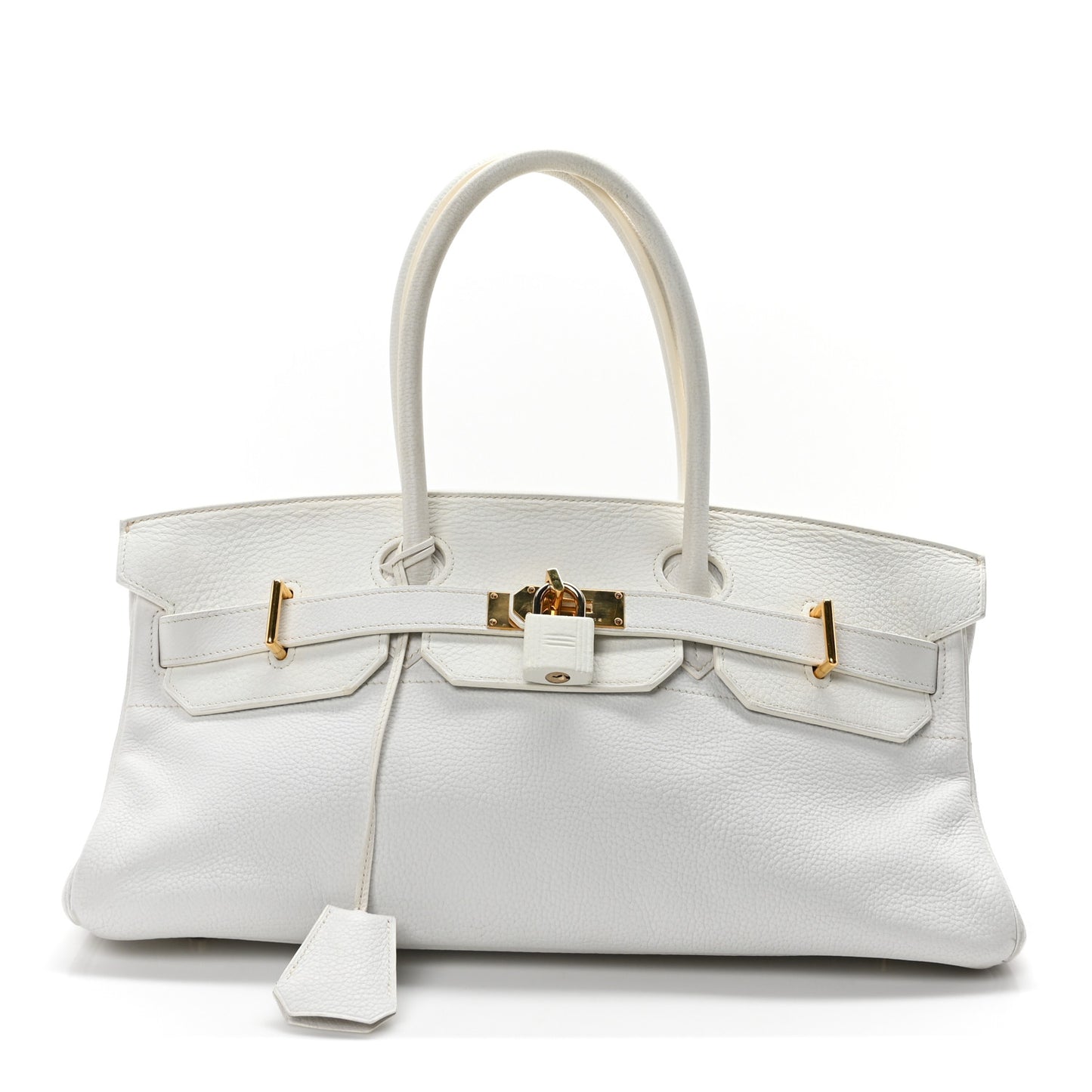 Taurillon Clemence JPG Birkin 42 White