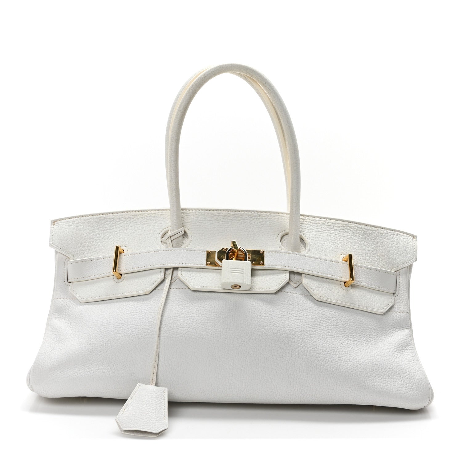 Hermes Taurillon Clemence JPG Birkin 42 White 1 of 9
