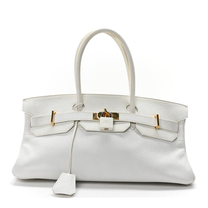 Hermes Taurillon Clemence JPG Birkin 42 White 1 of 9