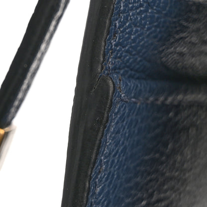 Christian Dior Goatskin Saddle Pouch Wallet Cloud Blue 11 of 11