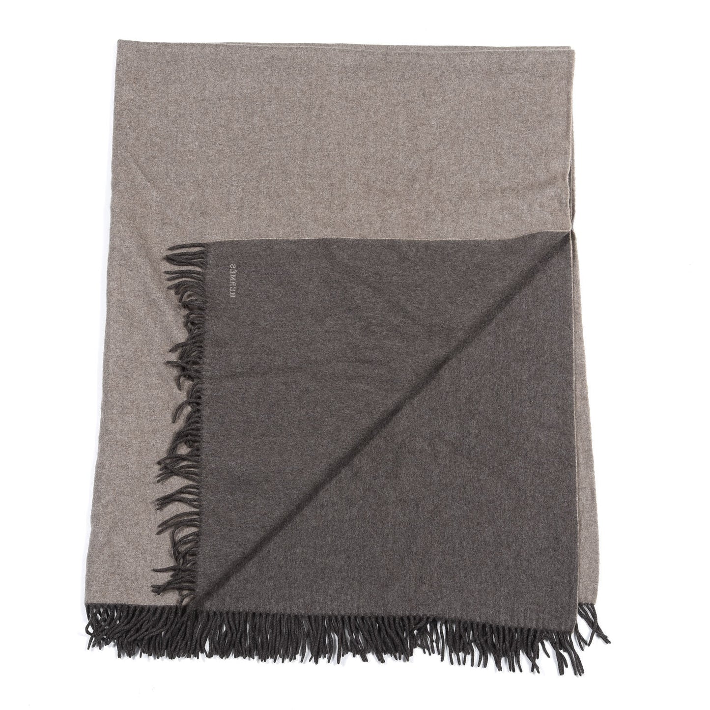 Cashmere Fringe Throw Blanket