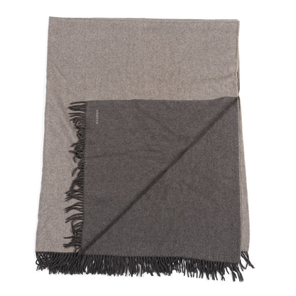 Hermes Cashmere Fringe Throw Blanket 2 of 5