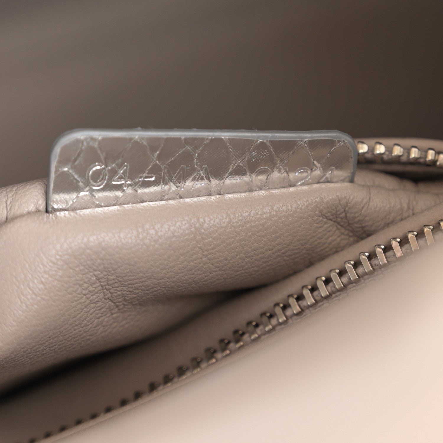 Christian Dior Metallic Snakeskin Mini Lady Dior Silver 7 of 12