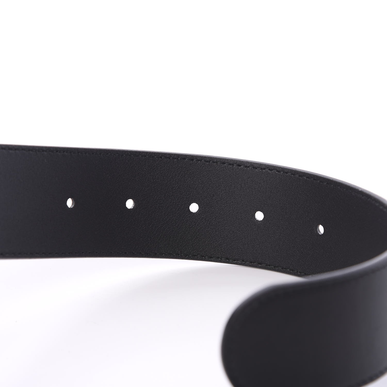 Gucci Calfskin Double G 40mm Belt 80 32 Black 5 of 6