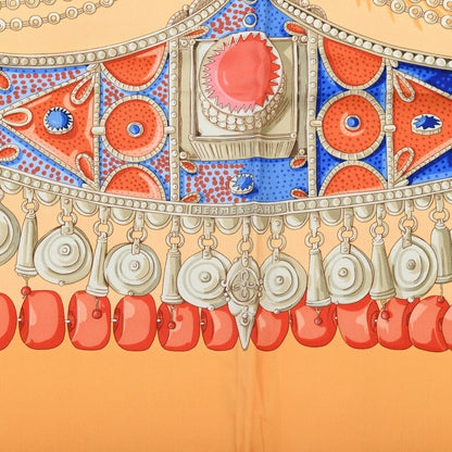 Hermes Silk Terres Precieuses Scarf 90 3 of 7