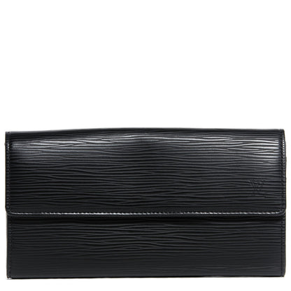 Louis Vuitton Epi Sarah Wallet Black 1 of 7