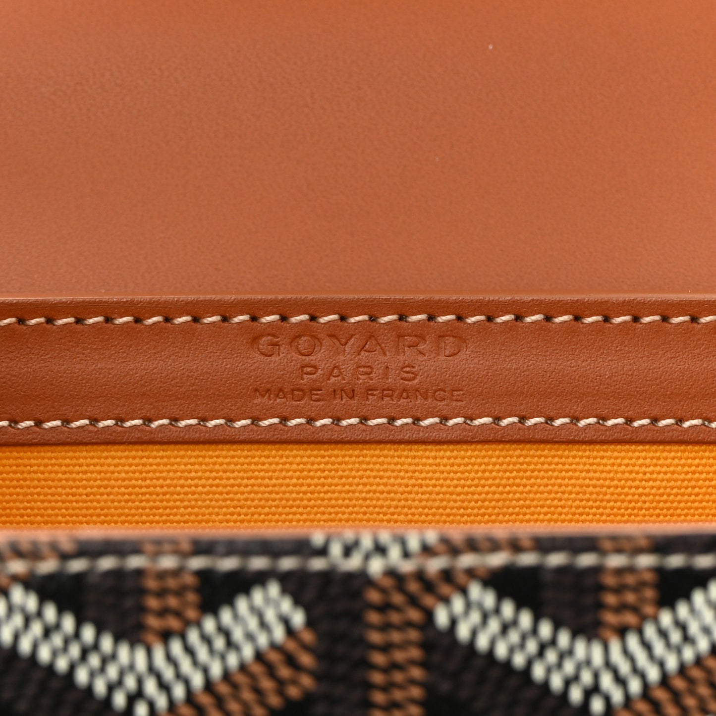 Goyardine Structure Mini Saigon Black Gold