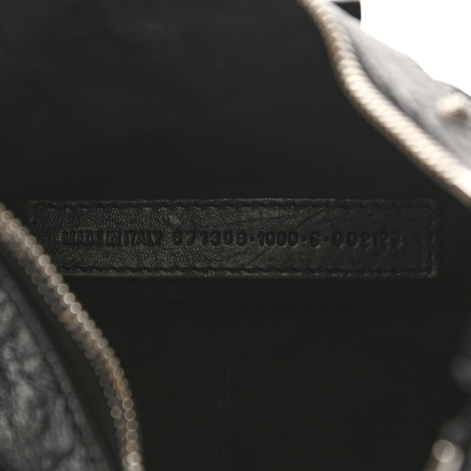Balenciaga Agneau Arena Le Cagole Shoulder Bag XS Black 7 of 15