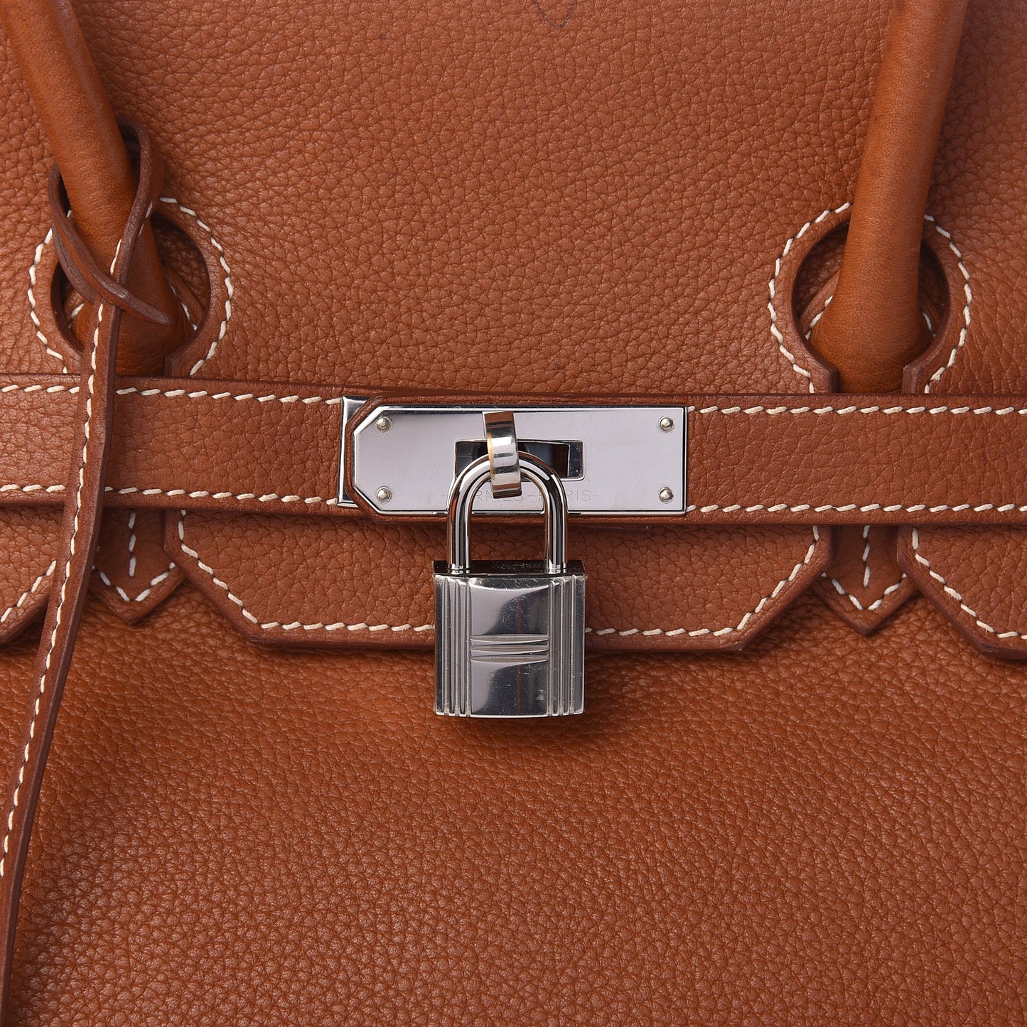 Natural Barenia Faubourg Birkin 35 Fauve