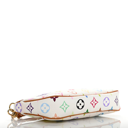 Louis Vuitton Monogram Multicolor Pochette Accessories White 3 of 9