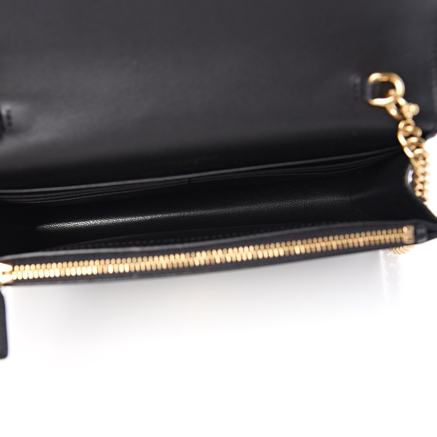 Smooth Calfskin Medium Classic Monogram Kate Tassel Satchel Black
