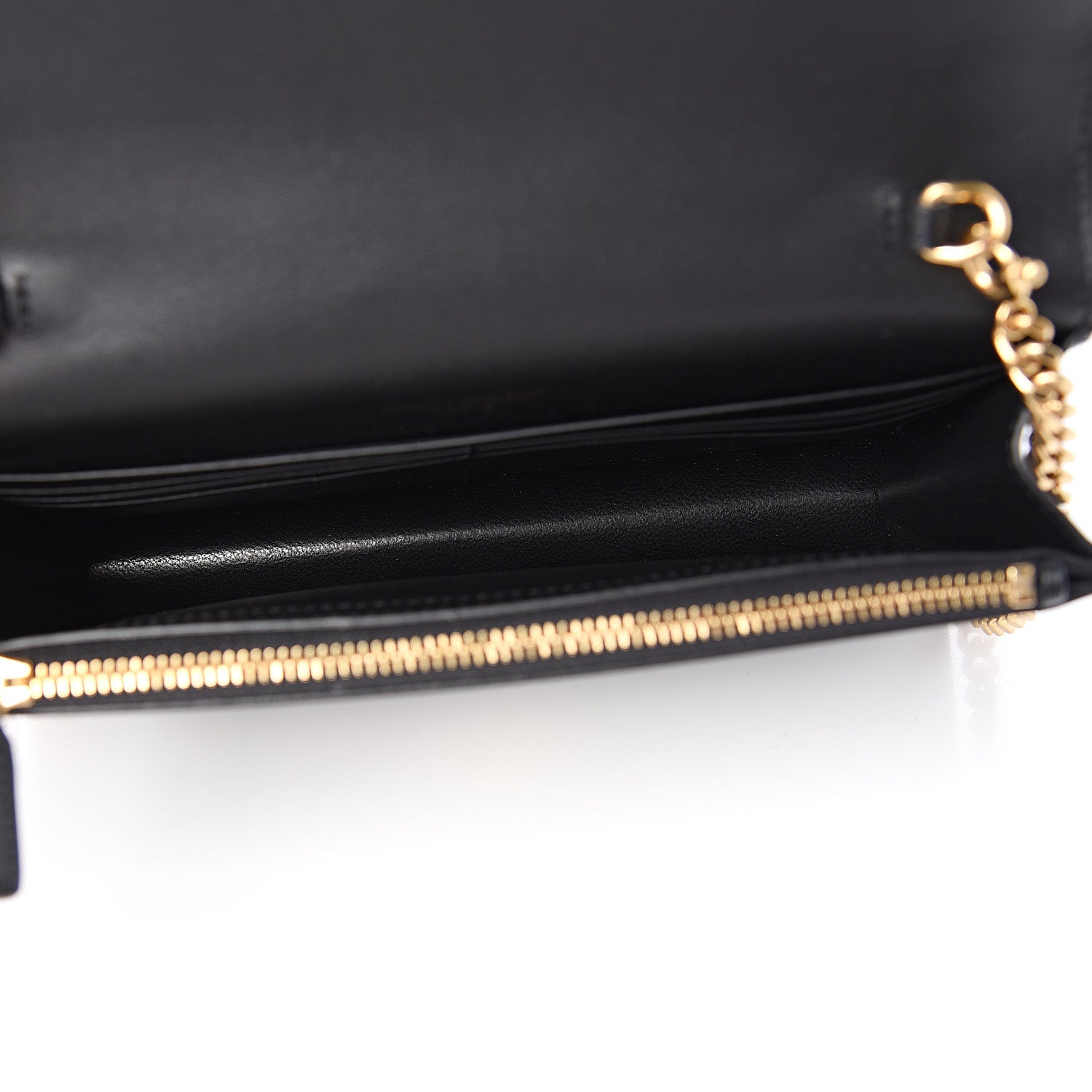 Saint Laurent Smooth Calfskin Medium Classic Monogram Kate Tassel Satchel Black 4 of 7
